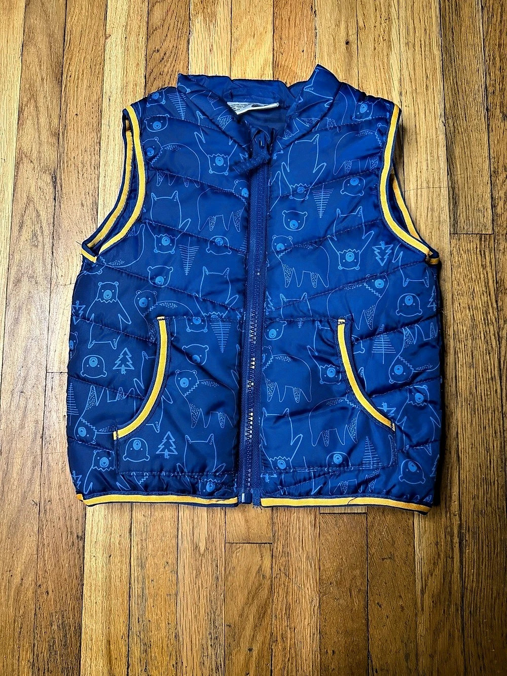 Ergee 9-12M Animal Print puffer vest